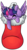 Size: 1862x3482 | Tagged: safe, artist:cutepencilcase, twilight sparkle, alicorn, pony, g4, christmas stocking, commission, cute, eyes closed, female, silly, silly pony, smiling, solo, twiabetes, twilight sparkle (alicorn), ych result