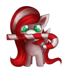 Size: 1193x1290 | Tagged: safe, artist:stardustlily03, oc, oc only, oc:peppermint bliss, pegasus, pony, candy, candy cane, female, filly, food, mouth hold, simple background, solo, transparent background
