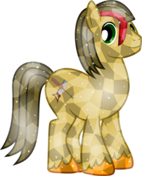 Size: 3000x3720 | Tagged: safe, artist:uponia, oc, oc only, oc:woodchip, pony, cutie mark, high res, looking at you, simple background, smiling, solo, transparent background, vector