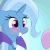 Size: 1000x1000 | Tagged: safe, artist:n0nnny, starlight glimmer, trixie, pony, unicorn, g4, animated, blushing, boop, cape, clothes, cute, diabetes, diatrixes, eye shimmer, female, floppy ears, frame by frame, gif, gradient background, great and powerful, grin, loop, mare, n0nnny's boops, nose wrinkle, offscreen character, raised hoof, smiling, solo focus, squee, trixie's cape, weapons-grade cute