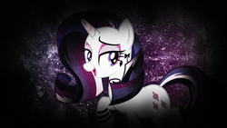 Size: 3840x2160 | Tagged: safe, artist:theshadowstone, edit, editor:keischa-assili, rarity, pony, unicorn, g4, female, gothic, gothity, high res, mare, solo, vector, wallpaper