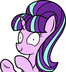 Size: 3679x4000 | Tagged: safe, artist:mrtankhill, artist:slb94, starlight glimmer, pony, g4, clapping, female, sarcasm, simple background, solo, starlight says bravo, transparent background, vector