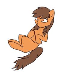 Size: 712x833 | Tagged: artist needed, safe, oc, oc only, oc:maría teresa de los ponyos paguetti, earth pony, pony, simple background, solo, white background