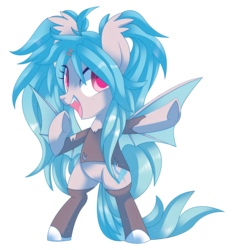 Size: 4194x4500 | Tagged: safe, artist:sorasku, oc, oc only, oc:soda pop, bat pony, pony, absurd resolution, bipedal, clothes, female, mare, simple background, socks, solo, transparent background