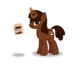 Size: 1251x1101 | Tagged: safe, artist:firefall-mlp, oc, oc only, oc:nutella sweet, pony, unicorn, female, magic, mare, simple background, solo, transparent background, unamused