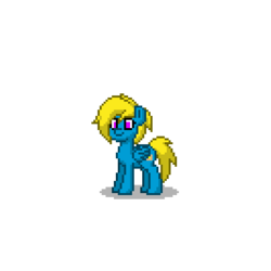 Size: 400x400 | Tagged: safe, oc, oc only, oc:mousetrap, pony, pony town, simple background, solo, transparent background