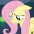 Size: 511x512 | Tagged: safe, screencap, fluttershy, changeling, g4, season 6, to where and back again, animated, crying, crying flutterlings, disguise, disguised changeling, eye shimmer, fake fluttershy, female, floppy ears, gif, sad, solo