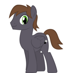 Size: 744x744 | Tagged: safe, artist:wingbeatpony, derpibooru exclusive, oc, oc only, oc:wingbeat, pegasus, pony, 2017 community collab, derpibooru community collaboration, .svg available, cutie mark, looking at you, simple background, smiling, solo, svg, transparent background, vector