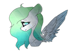 Size: 2048x1536 | Tagged: safe, artist:umiimou, oc, oc only, oc:nina, pegasus, pony, bust, crying, portrait, simple background, solo, transparent background