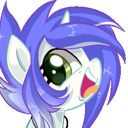 Size: 500x500 | Tagged: safe, artist:peachesandcreamated, oc, oc only, oc:wickle smack, pony, unicorn, animated, female, gif, mare, silly, silly pony, solo, tongue out