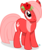 Size: 2000x2404 | Tagged: safe, artist:arifproject, oc, oc only, oc:downvote, pony, derpibooru, g4, derpibooru ponified, ear piercing, flower, flower in hair, hair over one eye, hibiscus, high res, ironic upvotes, looking up, meta, piercing, ponified, red, simple background, solo, transparent background, vector