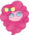 Size: 388x465 | Tagged: safe, artist:happypony67, pinkie pie, human, g4, bust, female, freckles, humanized, portrait, simple background, solo, transparent background