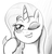 Size: 950x1000 | Tagged: safe, artist:yakoshi, trixie, pony, unicorn, g4, chest fluff, female, grayscale, lidded eyes, mare, monochrome, one eye closed, raised hoof, smirk, solo, wink