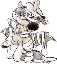 Size: 1024x1155 | Tagged: safe, oc, oc only, oc:ghost rose, bat pony, pony, bipedal, halloween, simple background, solo, transparent background