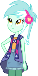 Size: 1600x3191 | Tagged: safe, artist:sketchmcreations, lyra heartstrings, equestria girls, legend of everfree, alternate clothes, beautiful, boho, camp fashion show outfit, clothes, fashion, fashionista, female, hand on hip, looking up, simple background, smiling, solo, transparent background, vector