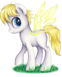 Size: 1052x1311 | Tagged: safe, artist:thebowtieone, oc, oc only, oc:twilight glory, pony, artificial wings, augmented, female, grass, magic, magic wings, mare, no eyelashes, simple background, solo, transparent background, wings