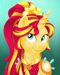 Size: 3900x4900 | Tagged: safe, artist:poecillia-gracilis19, sunset shimmer, pony, unicorn, equestria girls, g4, my little pony equestria girls: legend of everfree, absurd resolution, clothes, crystal guardian, equestria girls outfit, female, solo
