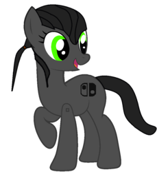Size: 816x892 | Tagged: safe, earth pony, pony, base used, console, nintendo switch, ponified, simple background, solo, transparent background
