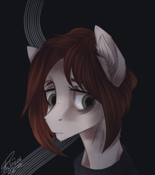 Size: 800x900 | Tagged: safe, artist:orfartina, oc, oc only, pony, bust, female, mare, portrait, solo