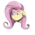 Size: 1024x1024 | Tagged: safe, artist:taylorsketch, fluttershy, pony, g4, bust, female, floppy ears, looking away, portrait, simple background, solo, transparent background, watermark