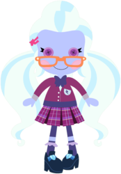 Size: 1024x1468 | Tagged: safe, artist:ra1nb0wk1tty, sugarcoat, equestria girls, g4, button eyes, crossover, cute, doll, female, lalaloopsy, simple background, solo, sugarcute, toy, transparent background