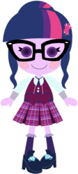 Size: 1024x2284 | Tagged: safe, artist:ra1nb0wk1tty, sci-twi, twilight sparkle, equestria girls, g4, crossover, cute, doll, female, lalaloopsy, simple background, solo, toy, transparent background, twiabetes