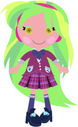 Size: 1024x1648 | Tagged: safe, artist:ra1nb0wk1tty, lemon zest, equestria girls, g4, my little pony equestria girls: friendship games, button eyes, crossover, cute, doll, female, lalaloopsy, simple background, solo, toy, transparent background, zestabetes