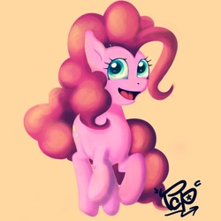 Size: 1536x1533 | Tagged: safe, artist:mizore43, pinkie pie, earth pony, pony, g4, female, open mouth, solo