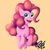 Size: 1536x1533 | Tagged: safe, artist:mizore43, pinkie pie, earth pony, pony, g4, female, open mouth, solo