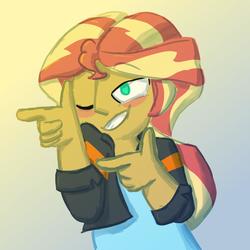 Size: 3000x3000 | Tagged: safe, artist:givralix, sunset shimmer, equestria girls, g4, female, high res, solo