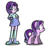 Size: 1024x956 | Tagged: safe, artist:kingtoby19, starlight glimmer, human, equestria girls, g4, clothes, converse, equestria girls-ified, hand on hip, human ponidox, looking back, self ponidox, shoes, simple background, smiling, transparent background