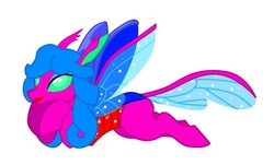 Size: 776x470 | Tagged: safe, oc, oc only, changedling, changeling, g4, to where and back again, changeling oc, cute, cuteling, solo