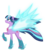 Size: 4636x5000 | Tagged: safe, artist:missgoldendragon, twilight sparkle, alicorn, pony, g4, absurd resolution, artificial wings, augmented, commission, daydream sparkle, daydream-ified, face paint, female, magic, magic wings, mare, raised hoof, simple background, solo, spread wings, transparent background, twilight sparkle (alicorn), vector, wings