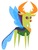 Size: 1024x1339 | Tagged: safe, artist:kirbymlp, thorax, changedling, changeling, g4, to where and back again, :d, cute, fanart, king thorax, male, open mouth, pointy ponies, simple background, smiling, solo, thorabetes, white background