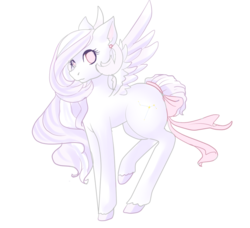 Size: 963x879 | Tagged: safe, artist:rosewend, oc, oc only, oc:dove, oc:dovelynn, pegasus, pony, multicolored hair, simple background, transparent background, white coat