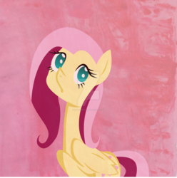 Size: 1280x1288 | Tagged: safe, artist:angelpony99, fluttershy, pegasus, pony, g4, :o, confused, cute, female, frown, head tilt, lineless, long neck, looking at you, looking back, mare, open mouth, raised hoof, solo, vector