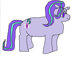 Size: 862x656 | Tagged: safe, artist:saltamuros69, starlight glimmer, pony, g4, 1000 hours in ms paint, female, ms paint, simple background, solo, standing, white background