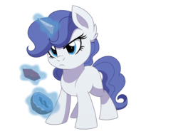 Size: 2000x1500 | Tagged: safe, artist:itstaylor-made, oc, oc only, oc:gem dazzle, pony, unicorn, female, filly, gem, levitation, magic, offspring, parent:fancypants, parent:rarity, parents:raripants, simple background, solo, telekinesis, transparent background