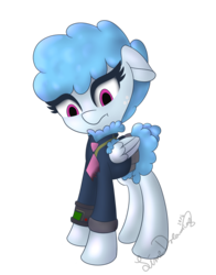 Size: 1246x1592 | Tagged: safe, artist:limedreaming, oc, oc only, oc:curly mane, fallout equestria, clothes, fallout, jumpsuit, simple background, solo, transparent background, vault suit