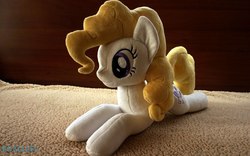 Size: 2048x1282 | Tagged: safe, artist:egalgay, surprise, g1, my little pony 'n friends, backlighting, irl, photo, plushie, ponyville, solo