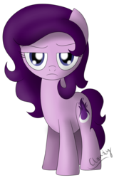 Size: 1200x1800 | Tagged: safe, artist:cloudy95, oc, oc only, earth pony, pony, female, mare, simple background, solo, transparent background, unamused