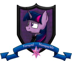 Size: 616x521 | Tagged: safe, artist:stuflox, twilight sparkle, alicorn, pony, the count of monte rainbow, g4, crossover, female, mondego, monsparkle, simple background, solo, the count of monte cristo, transparent background, twilight sparkle (alicorn)