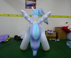 Size: 1212x992 | Tagged: safe, princess celestia, alicorn, inflatable pony, g4, bootleg, hongyi, inflatable, inflatable alicorn, irl, photo, solo