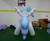 Size: 1212x992 | Tagged: safe, princess celestia, alicorn, inflatable pony, pony, g4, bootleg, female, hongyi, indoors, inflatable, inflatable alicorn, irl, mare, opaque inflatable, photo, rear view, solo, standing, wrinkles