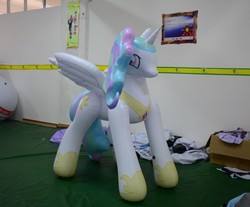 Size: 1197x993 | Tagged: safe, princess celestia, inflatable pony, g4, bootleg, hongyi, inflatable, inflatable alicorn, irl, photo