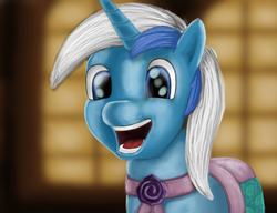 Size: 3219x2475 | Tagged: safe, artist:dkghost, minuette, pony, g4, clothes, female, high res, open mouth, solo