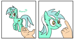 Size: 651x343 | Tagged: safe, artist:rainysunshine, lyra heartstrings, human, g4, butt, hand, humie, plot, smiling, that pony sure does love hands
