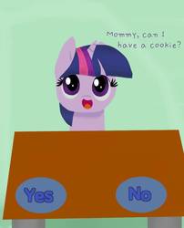 Size: 945x1168 | Tagged: safe, artist:ttkitty441, twilight sparkle, pony, g4, bronybait, female, filly, looking at you, solo