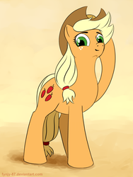 Size: 1500x2000 | Tagged: safe, artist:fynjy-87, applejack, earth pony, pony, g4, female, solo