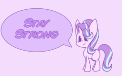 Size: 963x600 | Tagged: safe, artist:typhwosion, starlight glimmer, pony, g4, female, positive ponies, solo